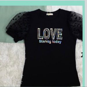Love top - short sleeve